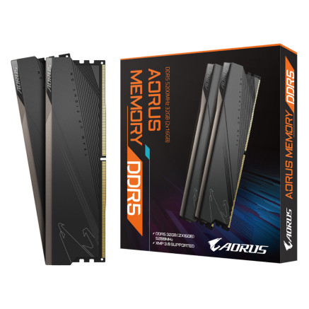 GIGABYTE AORUS Memory DDR5 32GB (2x16GB) 5200MHz module de mémoire 32 Go 2 x 16 Go