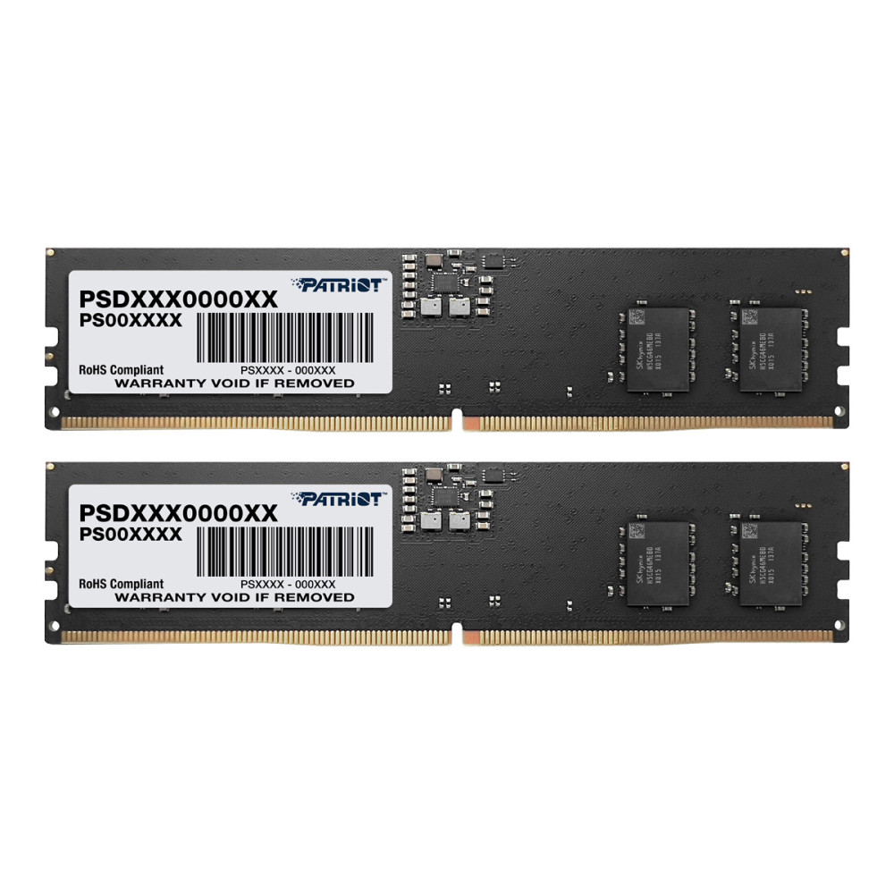 Patriot Memory Signature PSD516G480081 module de mémoire 16 Go 1 x 16 Go DDR5 4800 MHz ECC