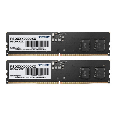 Patriot Memory Signature PSD516G480081 module de mémoire 16 Go 1 x 16 Go DDR5 4800 MHz ECC