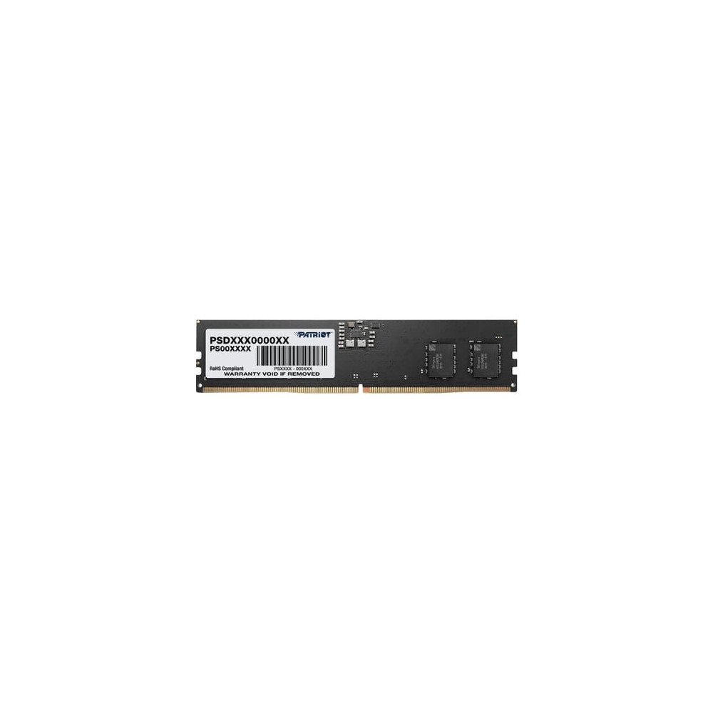 Patriot Memory Signature PSD58G480041 module de mémoire 8 Go 1 x 8 Go DDR5 4800 MHz Patriot Memory Signature PSD58G480041 module de mémoire 8 Go 1 x 8 Go DDR5 4800 MHz