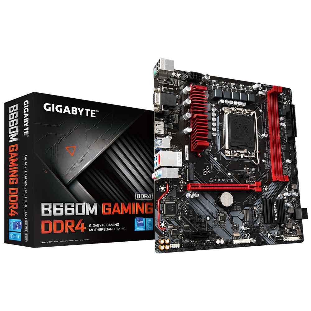 GIGABYTE B660M GAMING DDR4 carte mère Intel B660 LGA 1700 micro ATX GIGABYTE B660M GAMING DDR4 carte mère Intel B660 LGA 1700 micro ATX