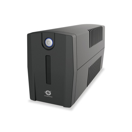 Conceptronic ZEUS01ESP alimentation d'énergie non interruptible Interactivité de ligne 0,65 kVA 360 W 2 sortie(s) CA