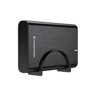 Conceptronic DANTE02B Boîtier de disques de stockage Boîtier disque dur SSD Noir 2.5 3.5"