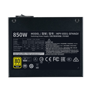 Cooler Master V850 SFX Gold unité d'alimentation d'énergie 850 W 24-pin ATX Noir