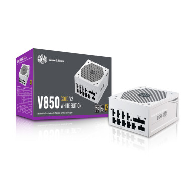 Cooler Master V850 Gold-V2 White Edition unité d'alimentation d'énergie 850 W 24-pin ATX ATX Blanc