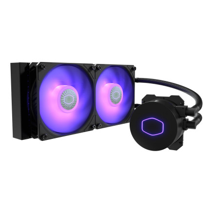 Cooler Master MasterLiquid ML240L V2 RGB Processeur Refroidisseur de liquide tout-en-un 12 cm Noir 1 pièce(s)