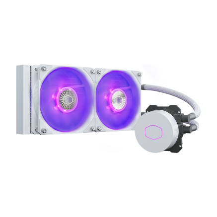 Cooler Master MasterLiquid ML240L V2 RGB White Edition Processeur Refroidisseur de liquide tout-en-un 12 cm Blanc