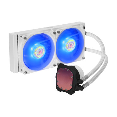 Cooler Master MasterLiquid ML240L V2 RGB White Edition Processeur Refroidisseur de liquide tout-en-un 12 cm Blanc