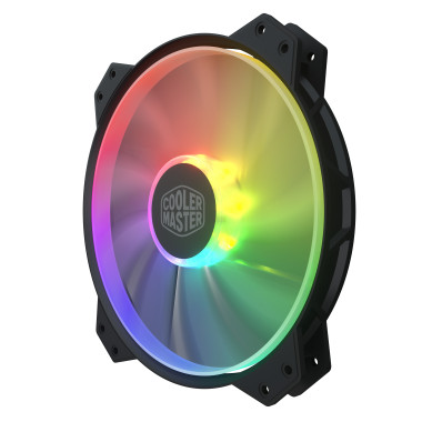 Cooler Master MasterFan MF200R ARGB Boitier PC Ventilateur 20 cm Noir 1 pièce(s)