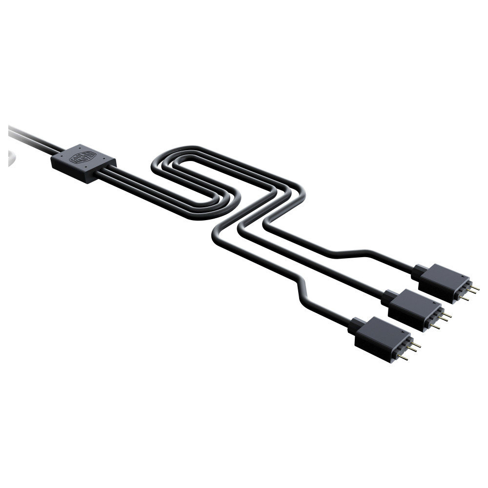 Cooler Master MFX-AWHN-3NNN1-R1 pièce et accessoire pour systèmes de refroidissement d'ordinateurs Câble de diviseur RGB Cooler Master MFX-AWHN-3NNN1-R1 pièce et accessoire pour systèmes de refroidissement d'ordinateurs Câble de diviseur RGB