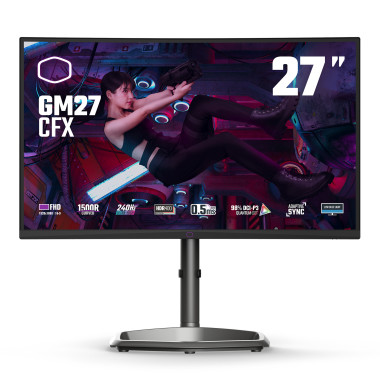 Cooler Master Gaming GM27-CFX LED display 68,6 cm (27") 1920 x 1080 pixels Full HD Noir