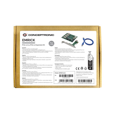 Conceptronic EMRICK10G carte et adaptateur d'interfaces Interne PCIe