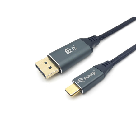 Equip 133422 câble vidéo et adaptateur 2 m USB Type-C DisplayPort Gris
