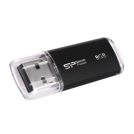 Silicon Power Ultima-II lecteur USB flash 8 Go USB Type-A 2.0 Noir