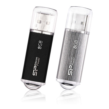 Silicon Power Ultima-II lecteur USB flash 8 Go USB Type-A 2.0 Noir