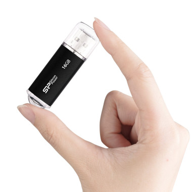Silicon Power Ultima Ⅱ lecteur USB flash 16 Go USB Type-A 2.0 Noir