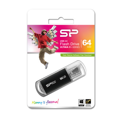 Silicon Power Ultima II-I 64GB lecteur USB flash 64 Go USB Type-A 2.0 Noir