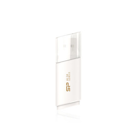 Silicon Power Blaze U06 64GB lecteur USB flash 64 Go USB Type-A 3.2 Gen 1 (3.1 Gen 1) Blanc