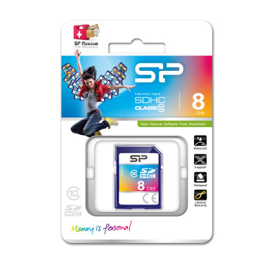 Silicon Power 8GB SDHC 8 Go Classe 10