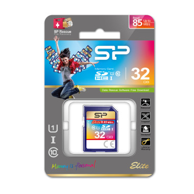 Silicon Power Elite UHS-I, 32GB 32 Go SDHC Classe 10
