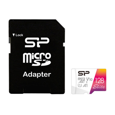 Silicon Power Elite 128 Go MicroSDXC UHS-I Classe 10