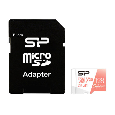 Silicon Power Superior 128 Go MicroSDXC UHS-I Classe 10
