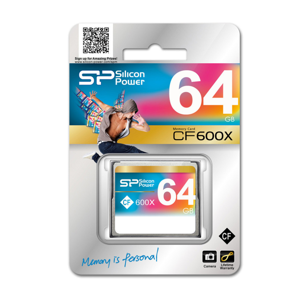 Silicon Power 64GB 600X 64 Go CompactFlash