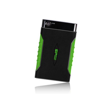 Silicon Power Armor A15 2TB disque dur externe 2 To 2.5" Micro-USB B 3.2 Gen 1 (3.1 Gen 1) Noir, Vert