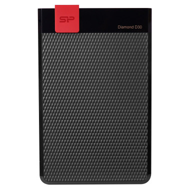 Silicon Power Diamond D30 disque dur externe 1 To 2.5" USB 3.2 Gen 1 (3.1 Gen 1) Noir, Rouge