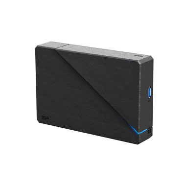 Silicon Power Stream S07 disque dur externe 8 To 3.5" USB Type-A 3.2 Gen 1 (3.1 Gen 1) Noir
