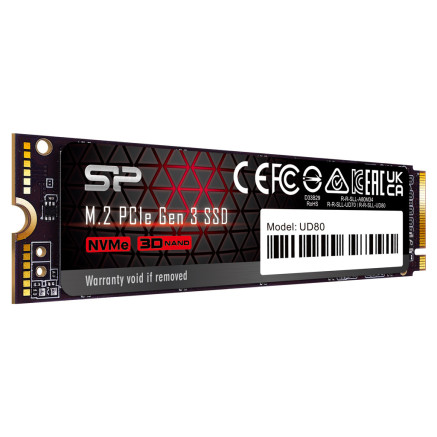 Silicon Power UD80 500 Go M.2 PCI Express 3.0 NVMe 3D NAND