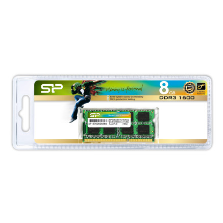 Silicon Power 8GB DDR3 1600 MHz module de mémoire 8 Go 1 x 8 Go