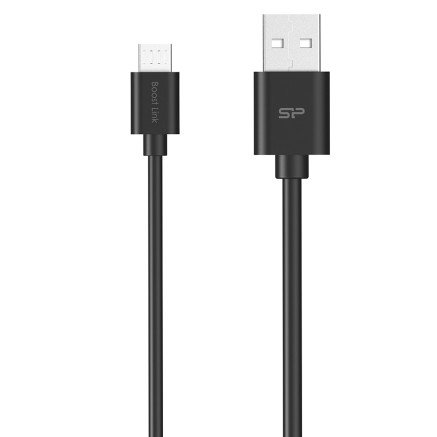 Silicon Power LK10AB câble USB USB 2.0 1 m USB A Micro-USB B Noir