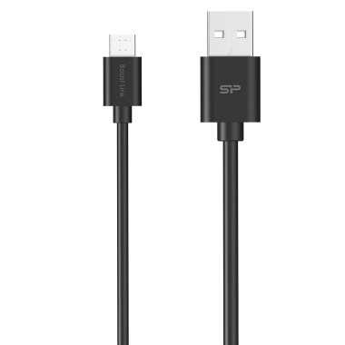Silicon Power LK10AB câble USB USB 2.0 1 m USB A Micro-USB B Noir