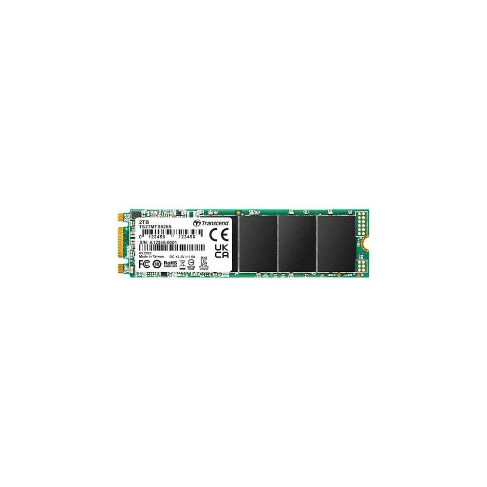Transcend M.2 SSD 825S 2 To Série ATA III 3D NAND Transcend M.2 SSD 825S 2 To Série ATA III 3D NAND