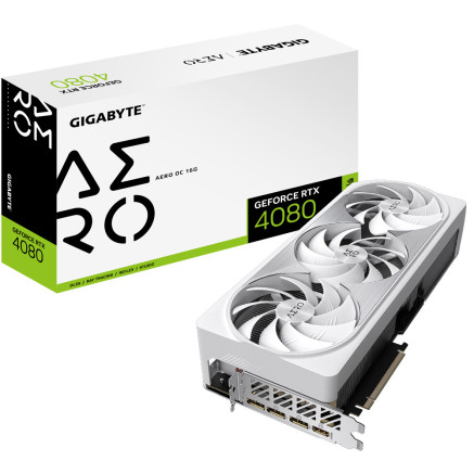 GIGABYTE AERO GeForce RTX 4080 16GB OC NVIDIA 16 Go GDDR6X