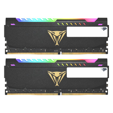 Patriot Memory Viper Steel RGB PVSR464G360C8K module de mémoire 64 Go 2 x 32 Go DDR4 3600 MHz