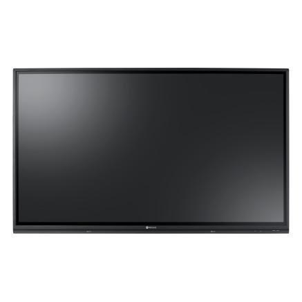 AG Neovo IFP-6503 Écran plat interactif 163,8 cm (64.5") LCD 400 cd m² 4K Ultra HD Noir Écran tactile Intégré dans le