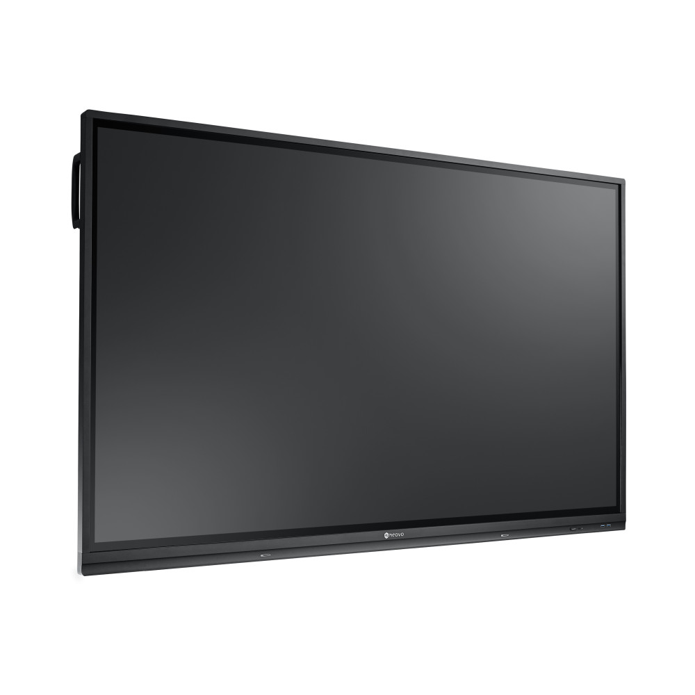 AG Neovo IFP-6503 Écran plat interactif 163,8 cm (64.5") LCD 400 cd m² 4K Ultra HD Noir Écran tactile Intégré dans le