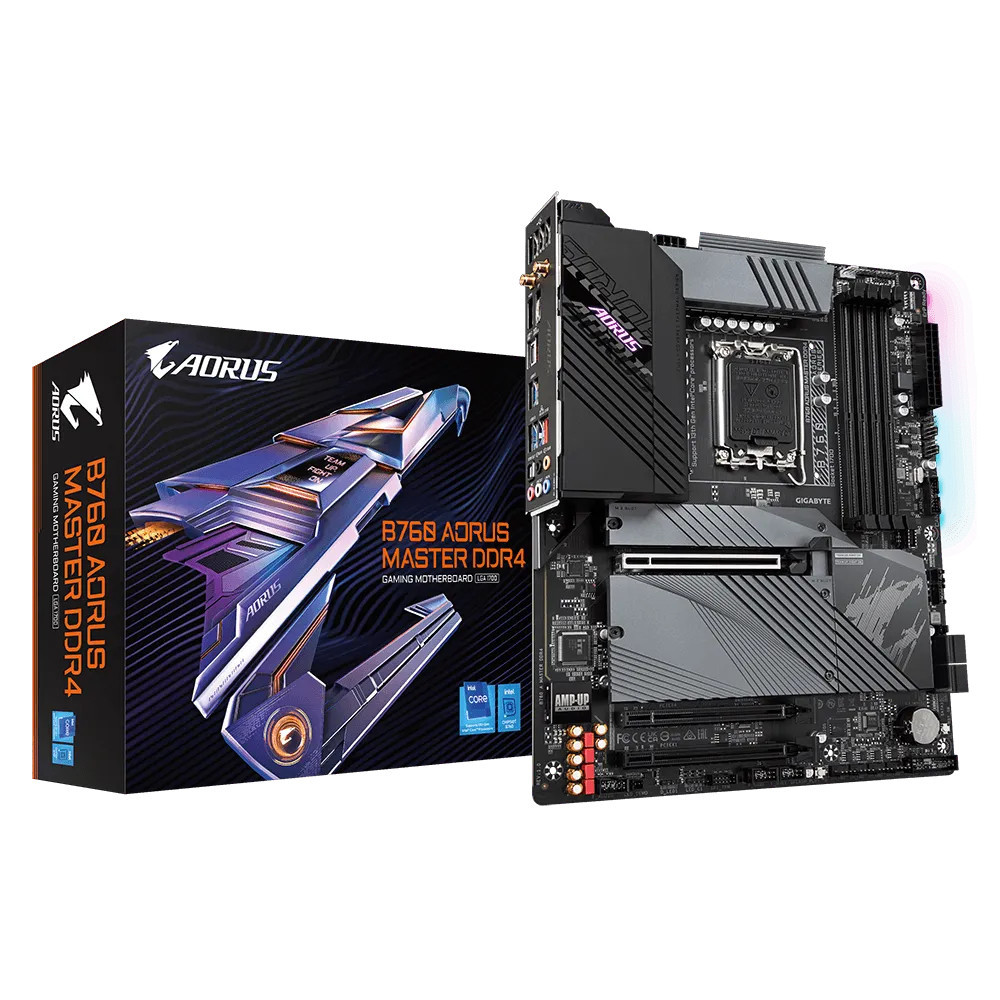 GIGABYTE B760 AORUS MASTER DDR4 carte mère Intel B760 Express LGA 1700 ATX