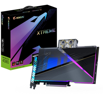 GIGABYTE AORUS XTREME AORUS GeForce RTX 4080 16GB XTREME WATERFORCE WB NVIDIA 16 Go GDDR6X