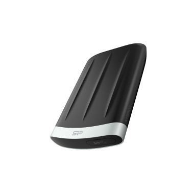 Silicon Power Armor A65B disque dur externe 1 To USB Type-A 2.0 3.2 Gen 1 (3.1 Gen 1) Noir, Gris