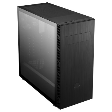 Cooler Master MasterBox MB600L V2 Midi Tower Noir, Transparent