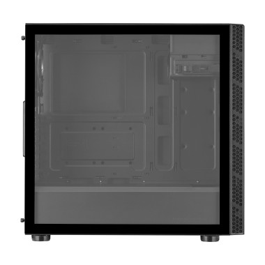 Cooler Master MasterBox MB600L V2 Midi Tower Noir, Transparent