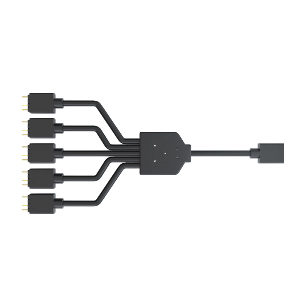 Cooler Master MFX-AWHN-1NNN5-R1 pièce et accessoire pour systèmes de refroidissement d'ordinateurs Câble de diviseur RGB Cooler Master MFX-AWHN-1NNN5-R1 pièce et accessoire pour systèmes de refroidissement d'ordinateurs Câble de diviseur RGB