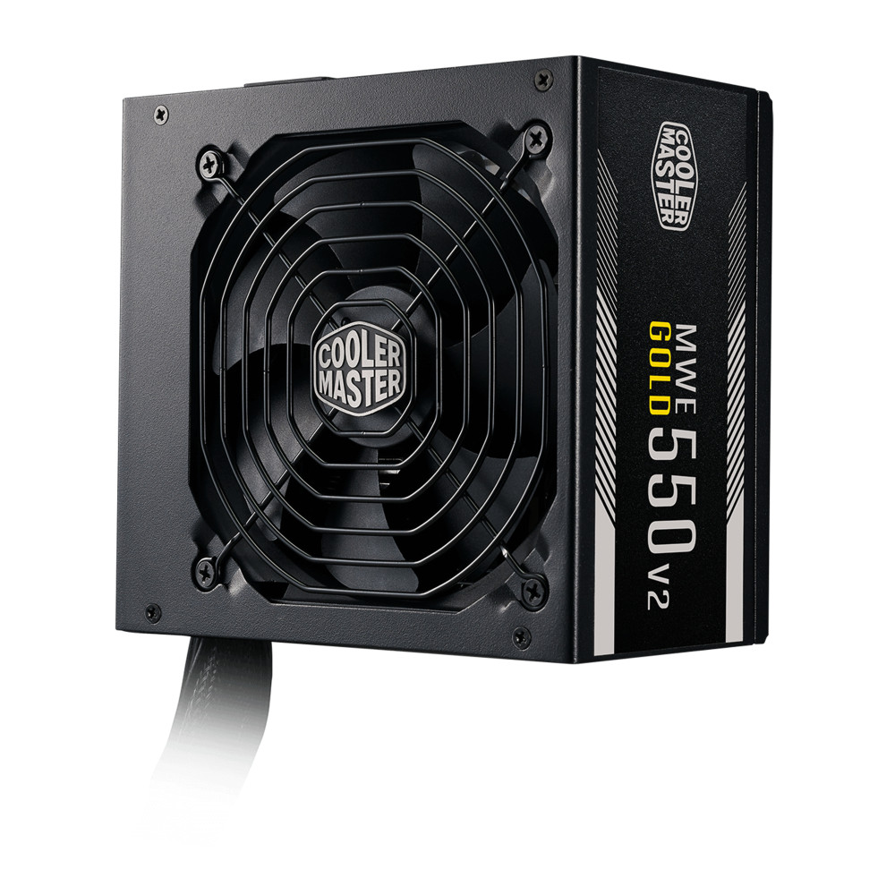 Cooler Master MWE Gold 550 - V2 unité d'alimentation d'énergie 550 W 24-pin ATX ATX Noir Cooler Master MWE Gold 550 - V2 unité d'alimentation d'énergie 550 W 24-pin ATX ATX Noir
