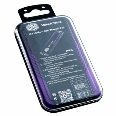 Cooler Master CMA-TNCLP2XXBK1-GL pièce et accessoire pour systèmes de refroidissement d'ordinateurs Pad thermique