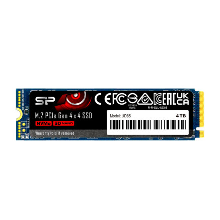 Silicon Power UD85 4 To M.2 PCI Express 4.0 NVMe 3D NAND