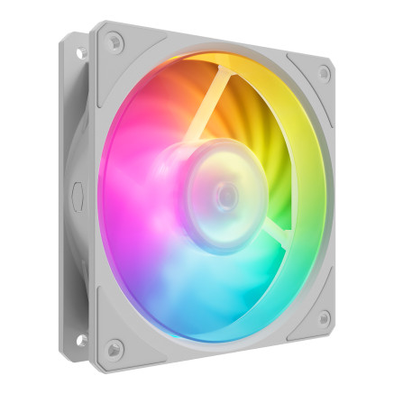 Cooler Master Mobius 120P ARGB White Edition Boitier PC Ventilateur 12 cm Blanc
