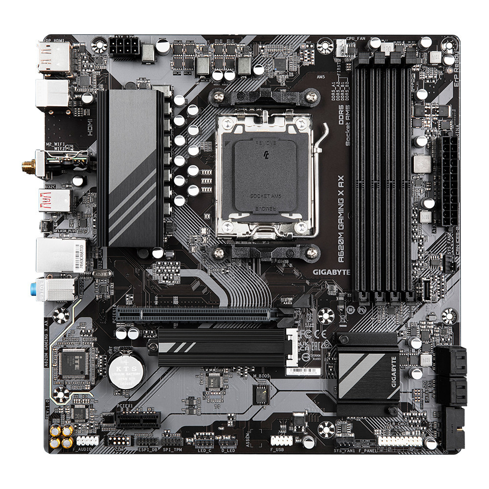 GIGABYTE A620M GAMING X AX AMD A620 Emplacement AM5 micro ATX